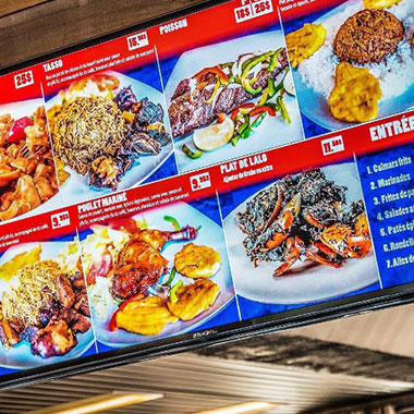 Digital Menu Board